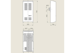 CALEFACTOR CTZ LINEA COMPACTA 2500 TB/TBU 2