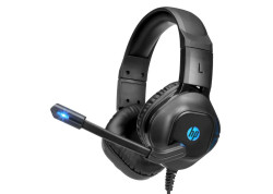AURICULARES HP GAMER CON LUZ LED - MICROFONO - CABLE 2.1M  D8010