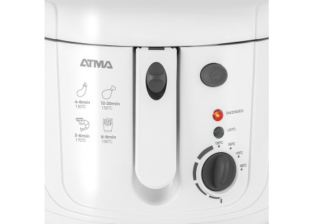FREIDORA DE ACEITE BLANCA ATMA DF5318