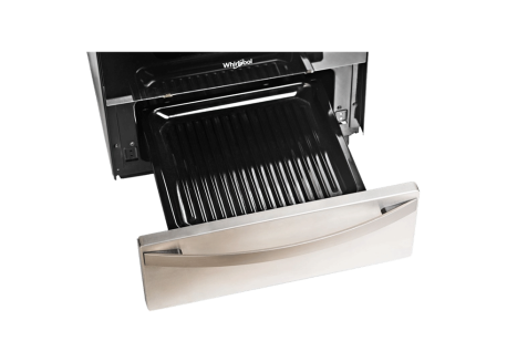 COCINA WHIRLPOOL WFX57DW INOX 55CM REJ.ALAMBRE