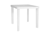 MESA CUADRADA GARDEN LIFE BORNEO 75X75 F403000 BLANCO