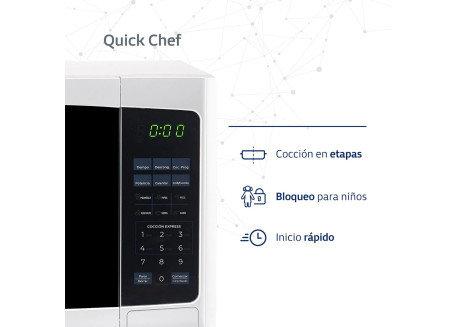 MICROONDAS BGH Q. CHEF B1120DB9 DIGITAL