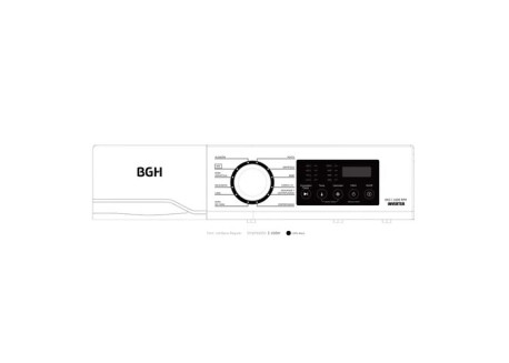 LAVARROPAS BGH BWFI06W24AC INV 6KG BG 01 BLANCO