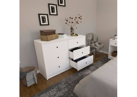 COMODA CENTRO ESTANT ALICANTE BLANCA CM122BL