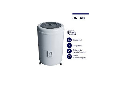 Lavarropas Manual Drean 5 kg 6 Prog LRDR56