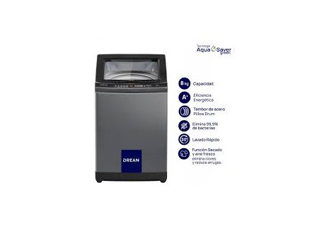 Lavarropas aut 8 kg Drean LPDR0865